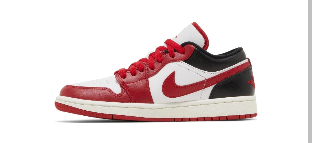 Jordan 1 low White/gym red