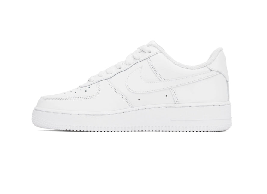 Nike triple white air on sale force